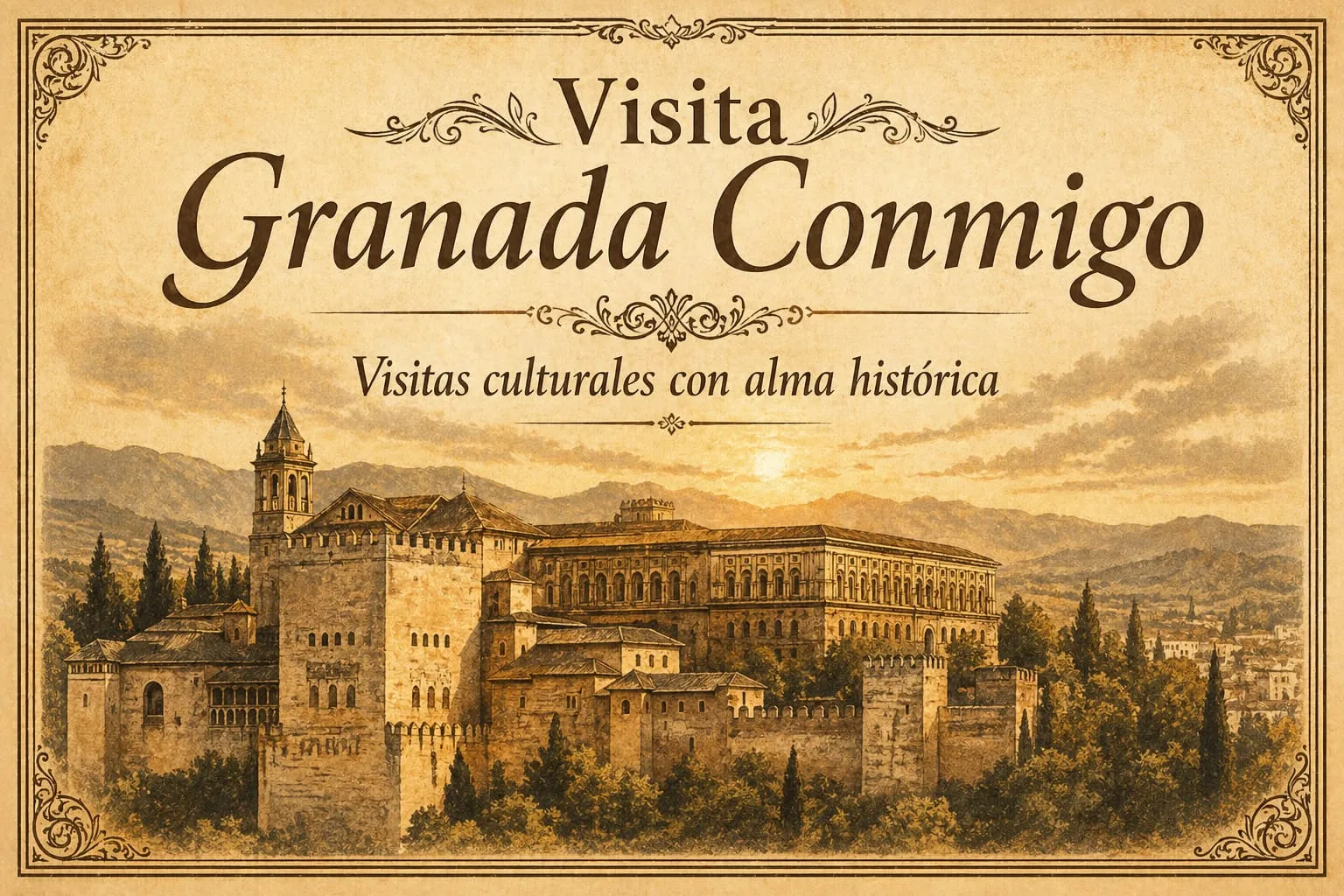 Flyer publicitario de Visita Granada Conmigo 4