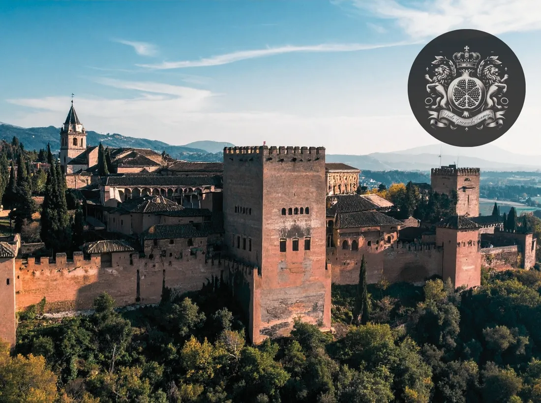 Mapa antiguo de Granada utilizado como recurso visual de Visita Granada Conmigo